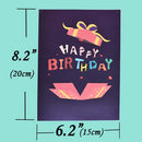 6'' x 8'' 3D Birthday Pop-Up Card For Family
