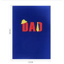 7.0'' x 5.1'' Happy Father's Day Pop-Up Card