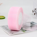 kmerlife pink Chiffon Organza Wired Ribbon 50 Yards