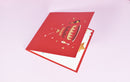 6'' x 6'' 3D Pop Up Cake Card for Birthday Gift