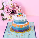 3D Cake Pop Up Card for Mom Daughter Mothers