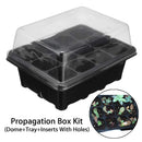 garden seed tray with inserts holes