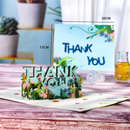 8" x 6" Thank You Pop Up Greeting Card