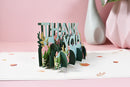 8" x 6" Thank You Pop Up Greeting Card