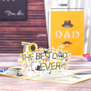 6.3'' x 8.3'' Pop-Up The Best Dad Card For Father