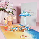 Father's Day Card with Envelope for Dad Papa Husband