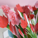 3D Pop-Up Mother's Day Card Carnation Bouquet