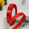 kmerlife 5/8 wide 25 yard red satin ribbon