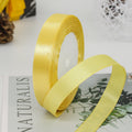 kmerlife 5/8 wide 25 yard yellow satin ribbon