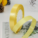 kmerlife 5/8 wide 25 yard yellow satin ribbon